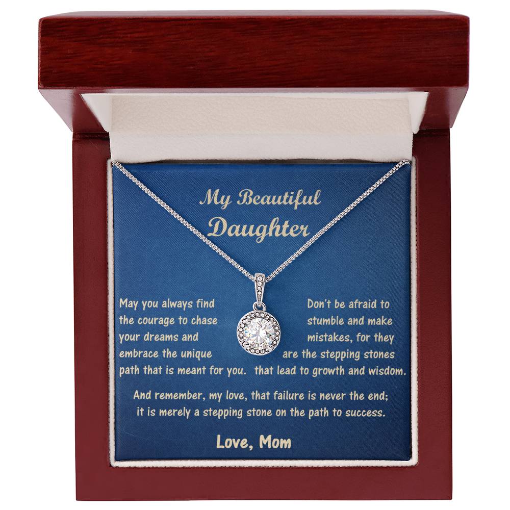 To My Daughter - Courage Necklace