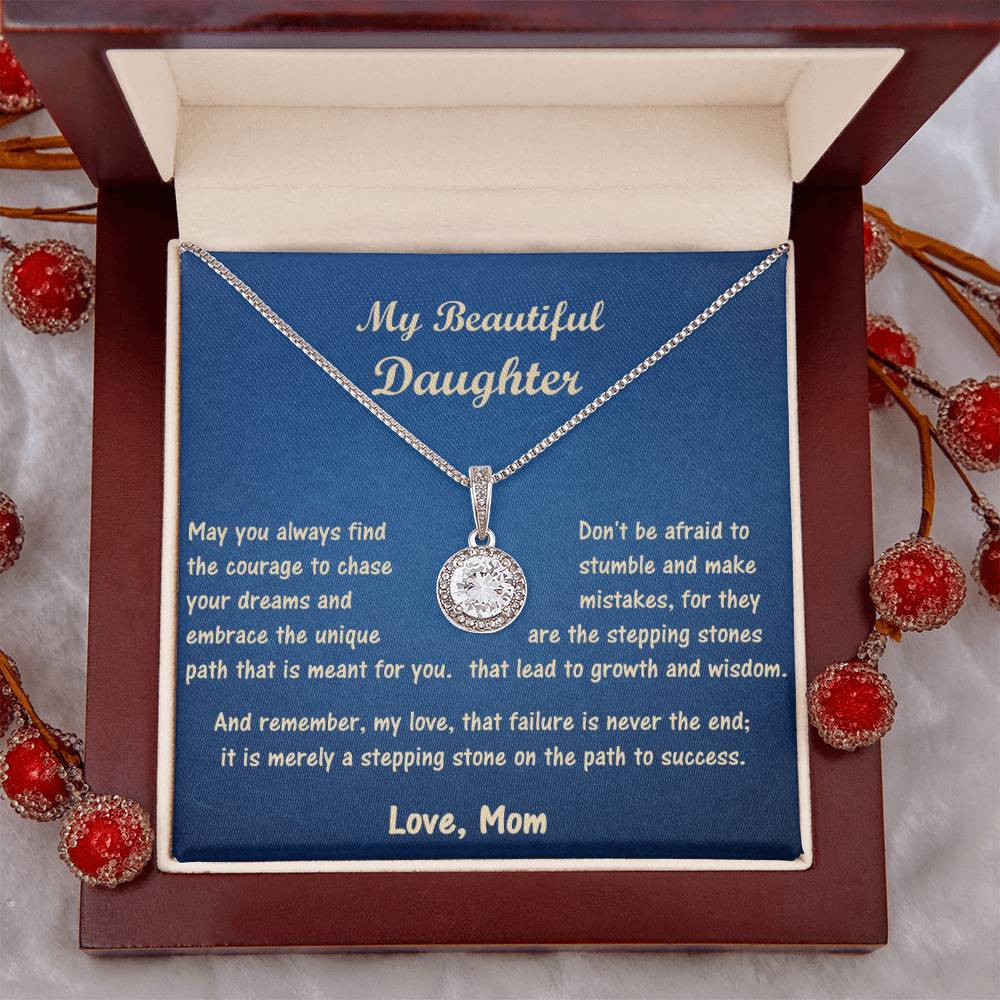 To My Daughter - Courage Necklace