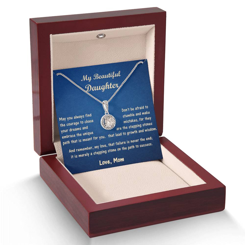 To My Daughter - Courage Necklace