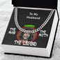 Customized Message Card, The Man The Myth The Legend, Personalized Gift, Gift For Husband, Gift For Boyfriend, Gift For Him, Fathers Day Gift