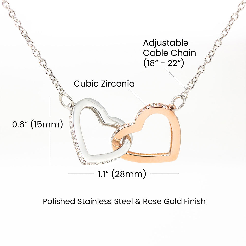 Precious Daughter - Interlocking Hearts Necklace