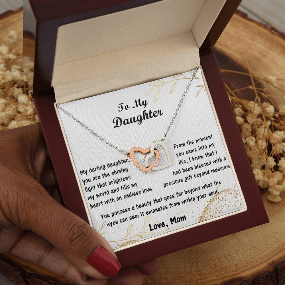 Precious Daughter - Interlocking Hearts Necklace