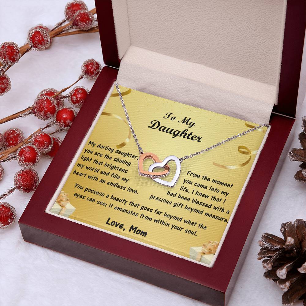 Precious Daughter ~ Interlocking Hearts Necklace