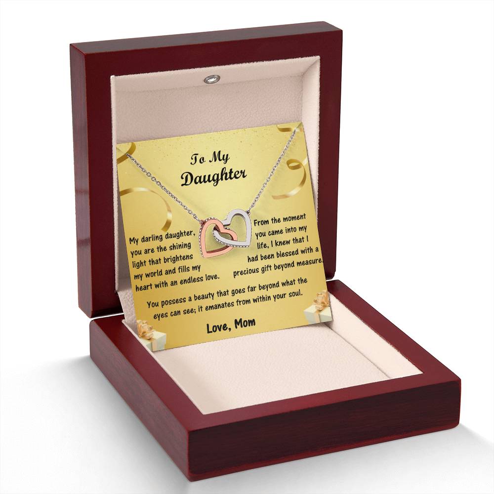 Precious Daughter ~ Interlocking Hearts Necklace