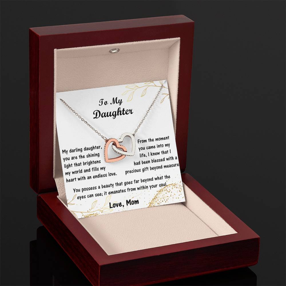 Precious Daughter - Interlocking Hearts Necklace