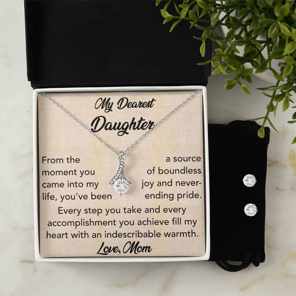 To My Daughter - Boundless Joy - Necklace + Earring Set