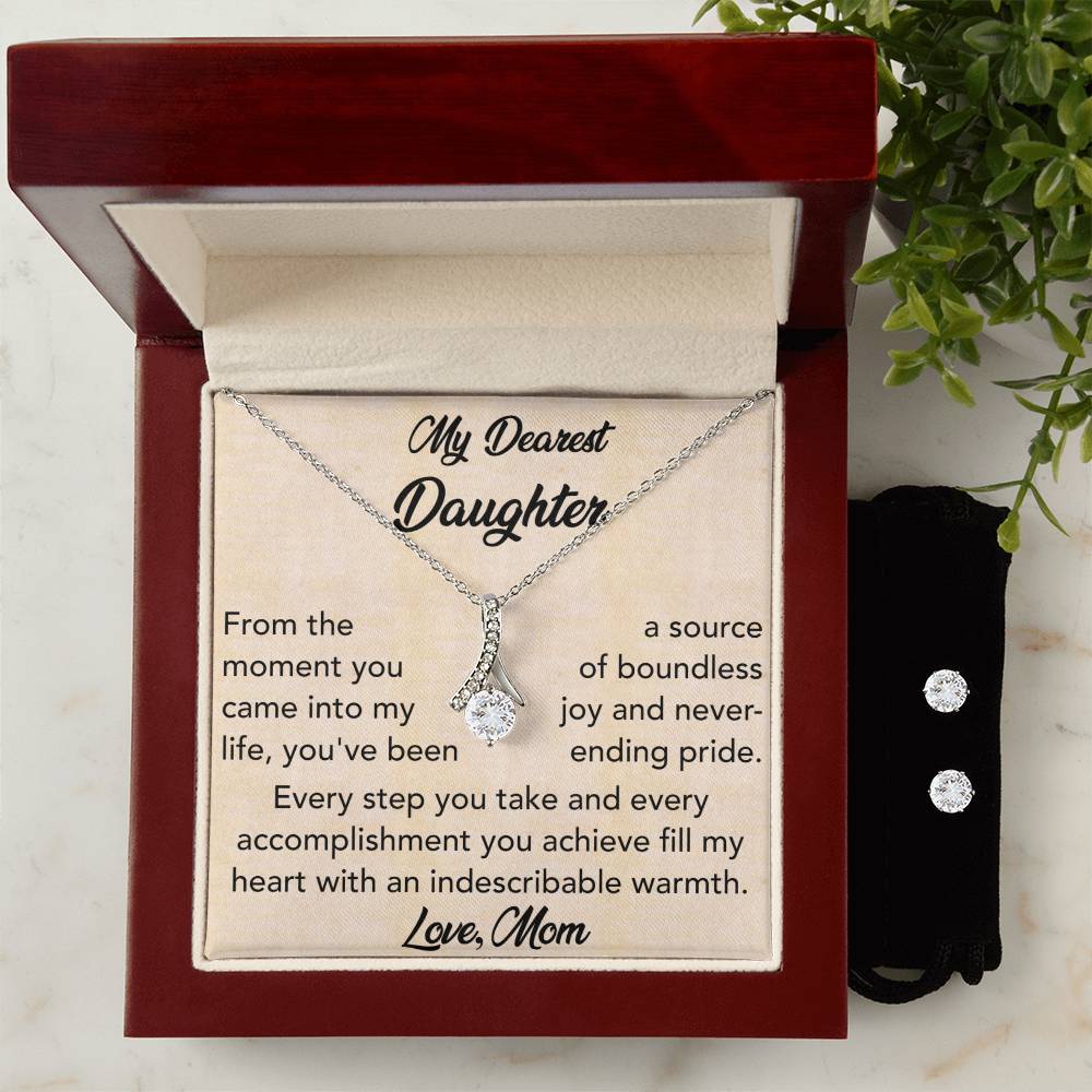 To My Daughter - Boundless Joy - Necklace + Earring Set