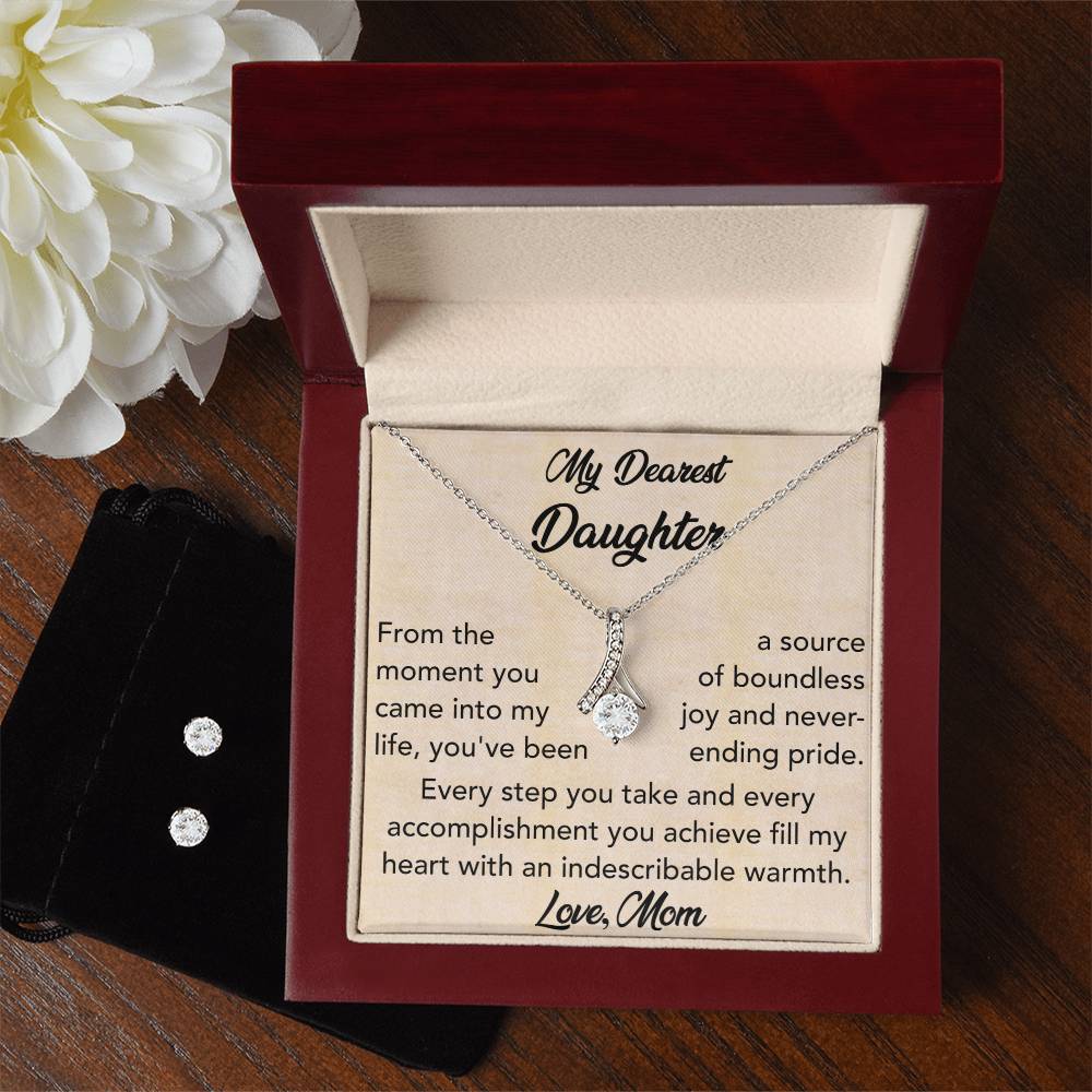 To My Daughter - Boundless Joy - Necklace + Earring Set