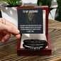 Love You Forever Bracelet For Husband