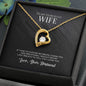 Forever Love Necklace with On Demand Message Card For Wife