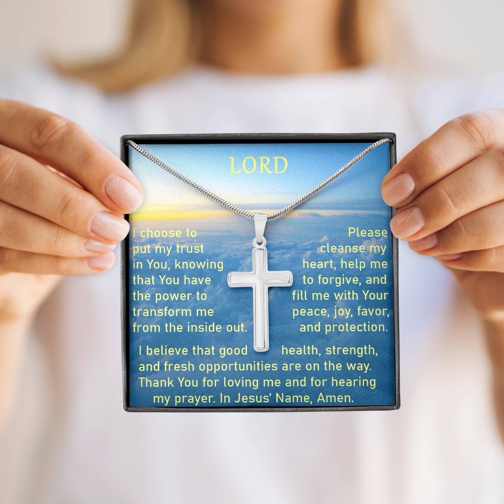Necklace + Message Card - Trust