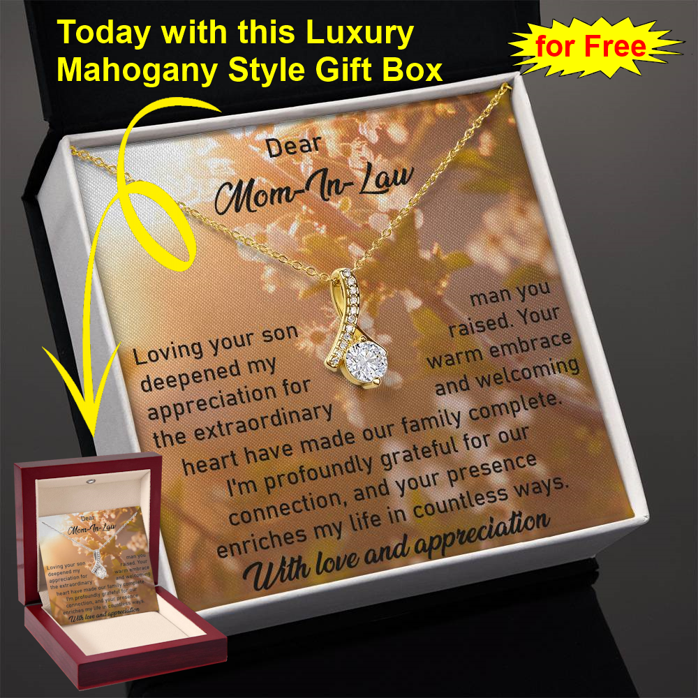 Necklace + Message Card + Gift Box - Appreciation