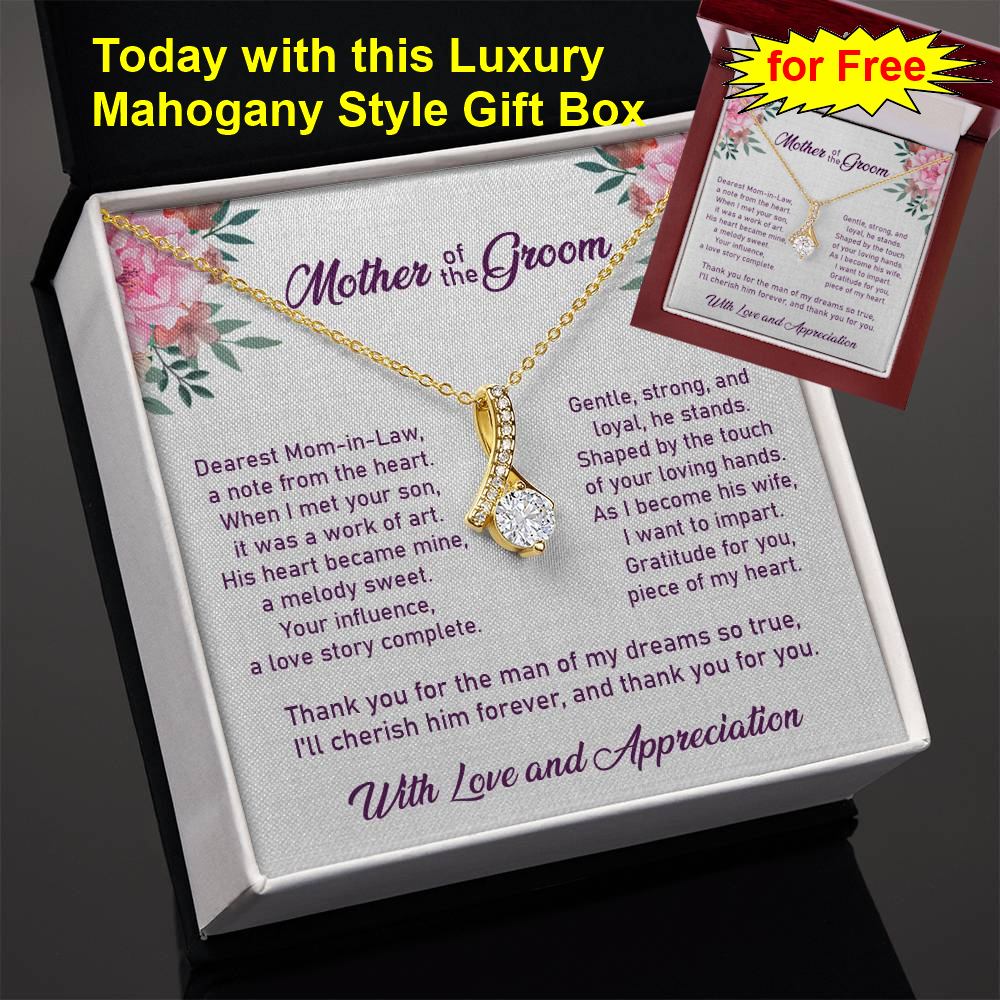 Necklace + Message Card + Gift Box - The One
