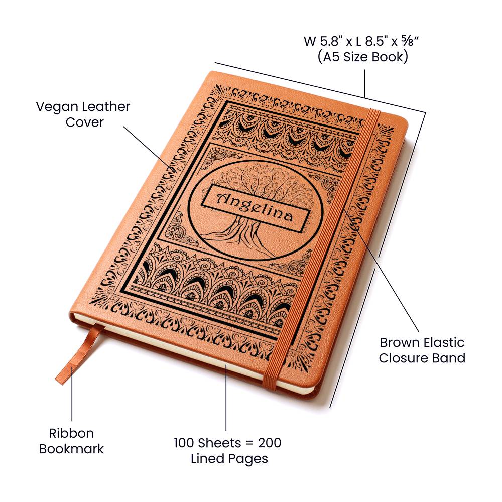 Notebook Celtic | A5 Journal | Notebook Celtic | Leather Vintage Gift | Grimoire Shadow | Spell Book | Sketchbook | Travel Journal | Tree of Life