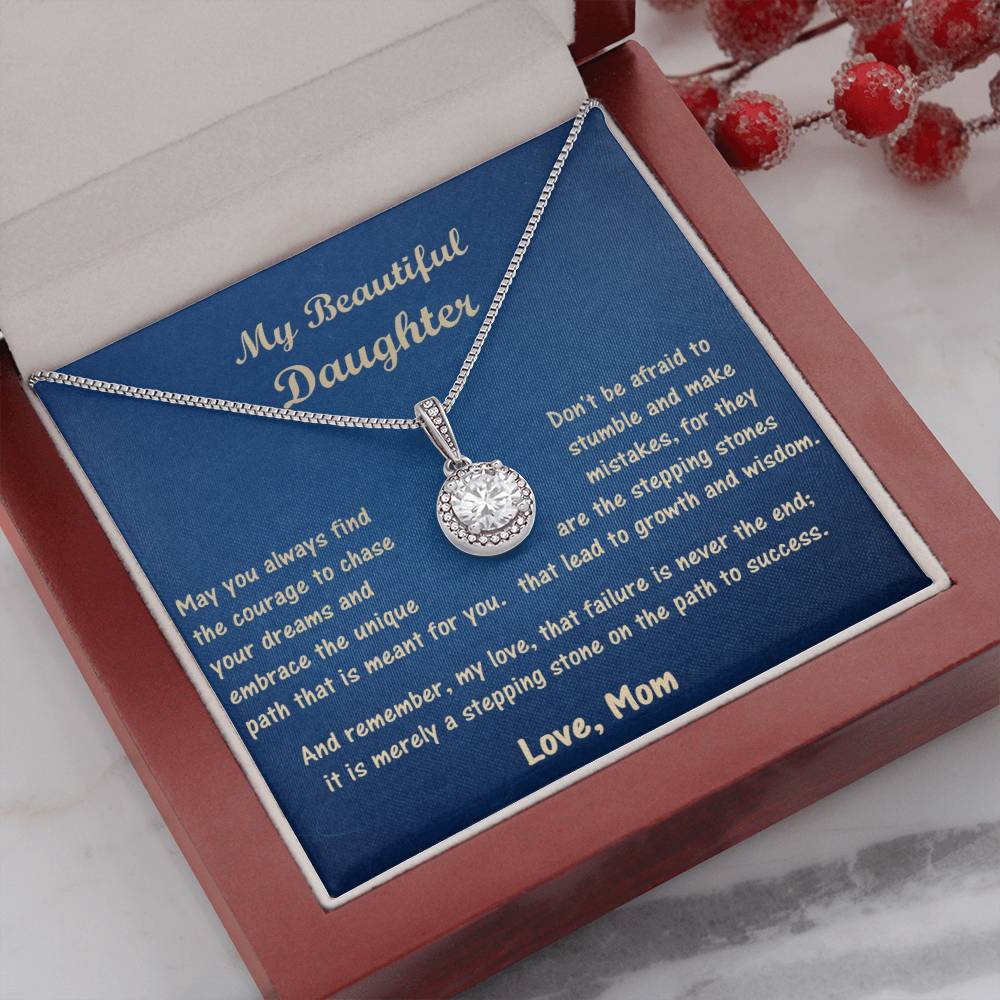 To My Daughter - Courage Necklace