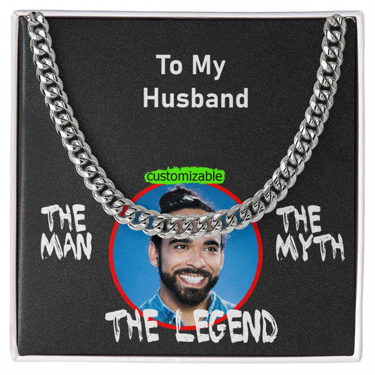 Customized Message Card, The Man The Myth The Legend, Personalized Gift, Gift For Husband, Gift For Boyfriend, Gift For Him, Fathers Day Gift