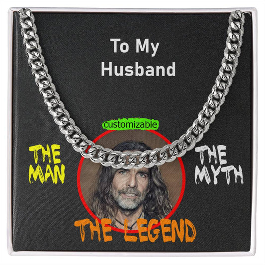 Customized Message Card, The Man The Myth The Legend, Personalized Gift, Gift For Husband, Gift For Boyfriend, Gift For Him, Fathers Day Gift