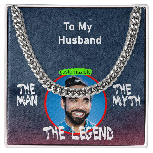 Customized Message Card, The Man The Myth The Legend, Personalized Gift, Gift For Husband, Gift For Boyfriend, Gift For Him, Fathers Day Gift