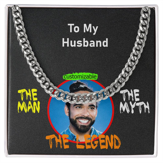 Customized Message Card, The Man The Myth The Legend, Personalized Gift, Gift For Husband, Gift For Boyfriend, Gift For Him, Fathers Day Gift