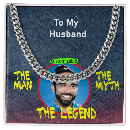 Customized Message Card, The Man The Myth The Legend, Personalized Gift, Gift For Husband, Gift For Boyfriend, Gift For Him, Fathers Day Gift