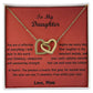 To My Daughter - Inspiration Necklace