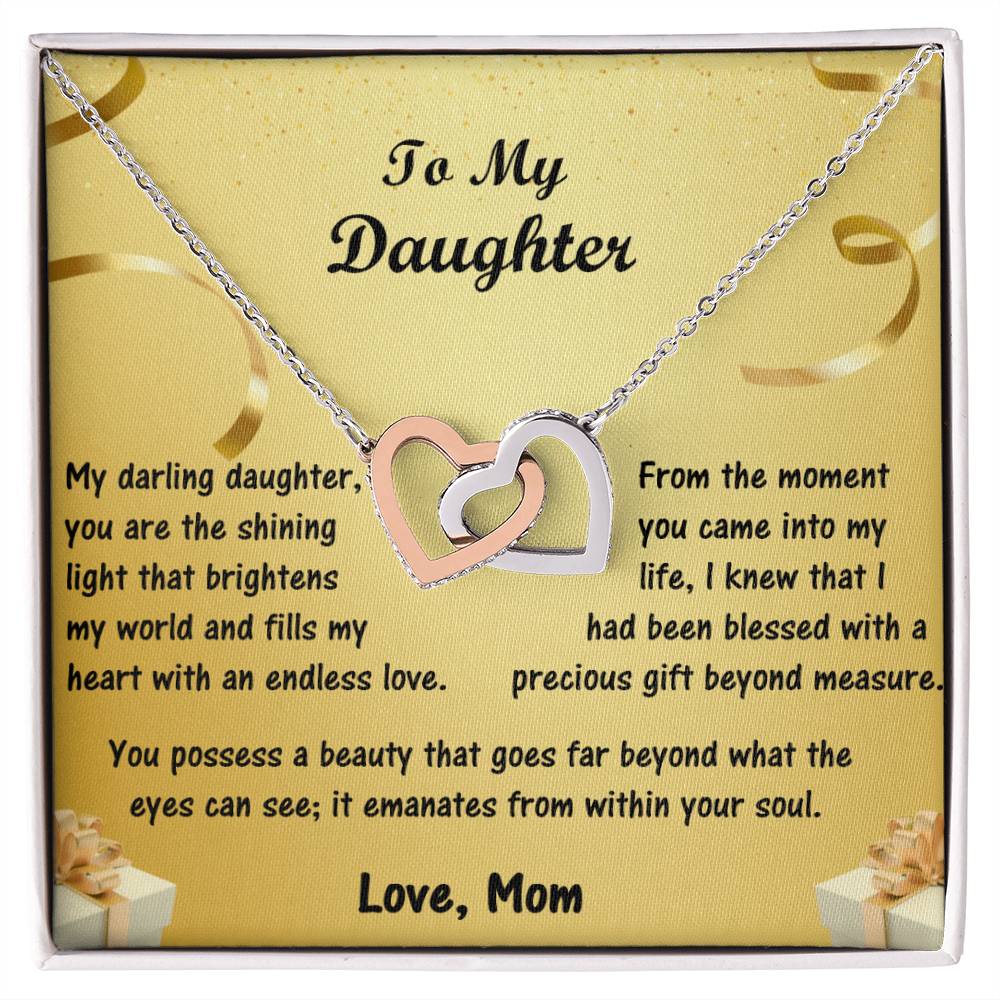 Precious Daughter ~ Interlocking Hearts Necklace