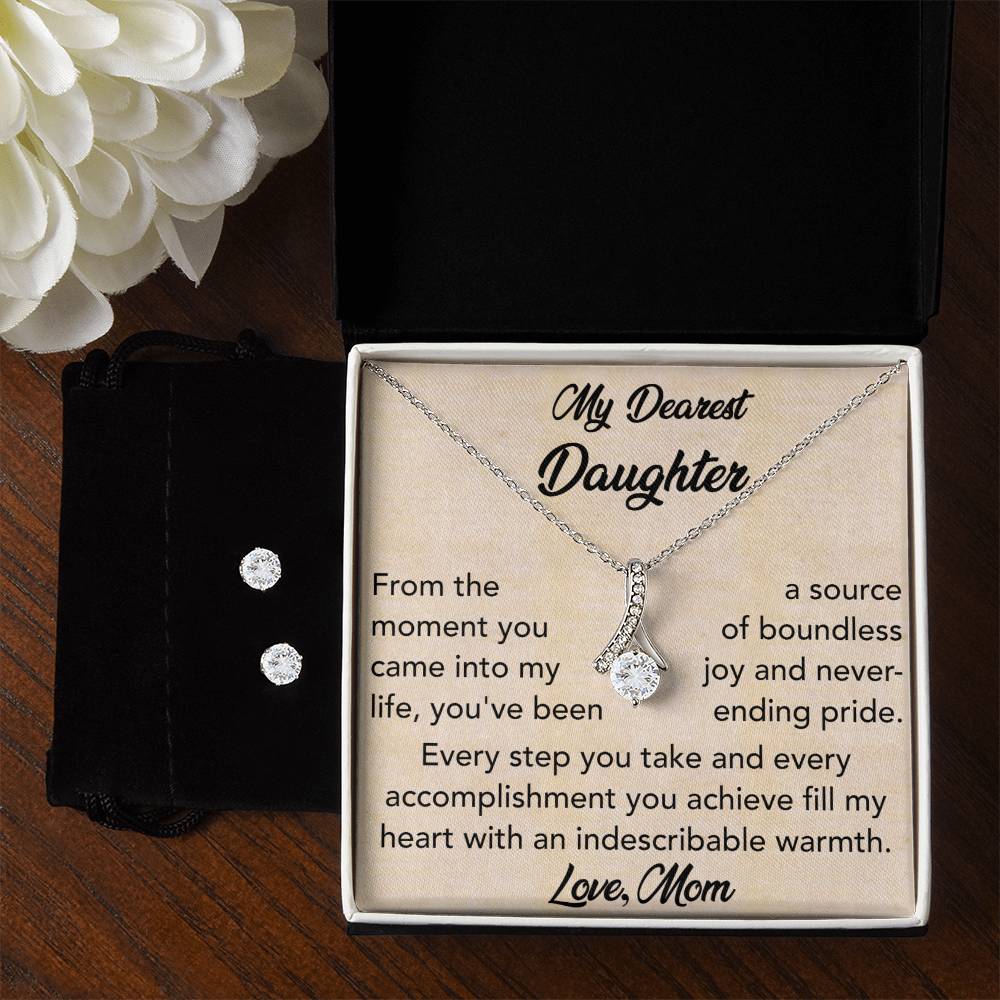 To My Daughter - Boundless Joy - Necklace + Earring Set