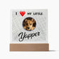 I love my yapper, Custom photo, Personalized Gift, Acrylic Plaque, Personalized Sign, Gift Ideas, Dog lovers