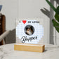 I love my yapper, Custom photo, Personalized Gift, Acrylic Plaque, Personalized Sign, Gift Ideas, Dog lovers