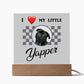 I love my yapper, Custom photo, Personalized Gift, Acrylic Plaque, Personalized Sign, Gift Ideas, Dog lovers