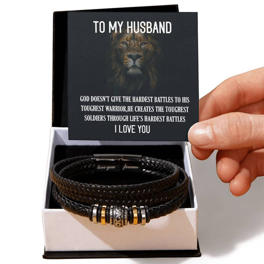 Love You Forever Bracelet For Husband
