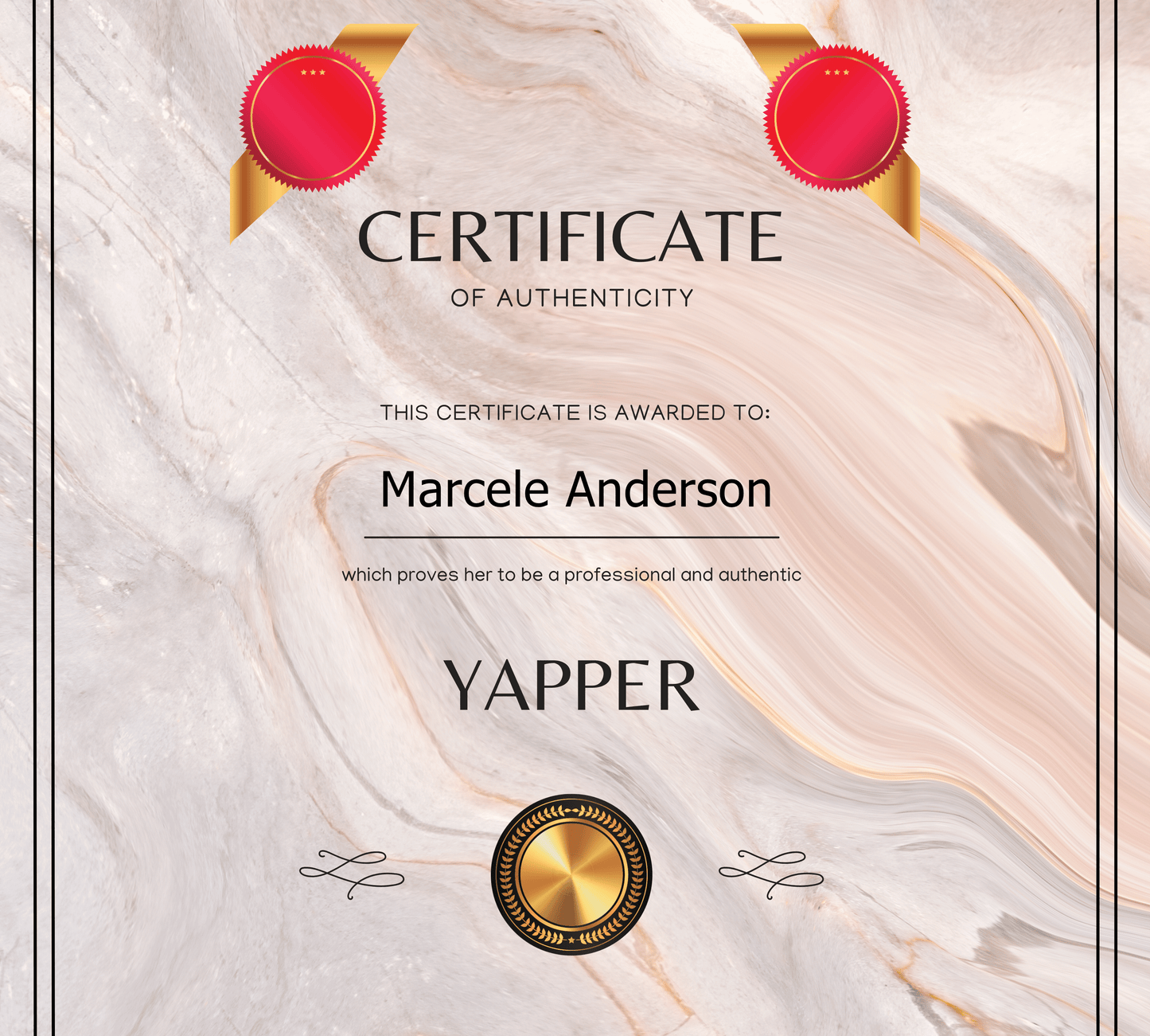 Certified Yapper, Personalized Gift, Acrylic Plaque, Personalized Sign, Gift Ideas, Professional Yapper